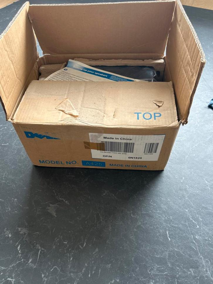 Dell A425 2.1 Luidsprekerset - Zo goed als nieuw, Computers en Software, Pc speakers, Zo goed als nieuw, Audiokanaal 2.1, Ophalen of Verzenden