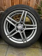 Mercedes 17 inch velgen met winterbanden, Ophalen, Gebruikt, Velg(en), 17 inch