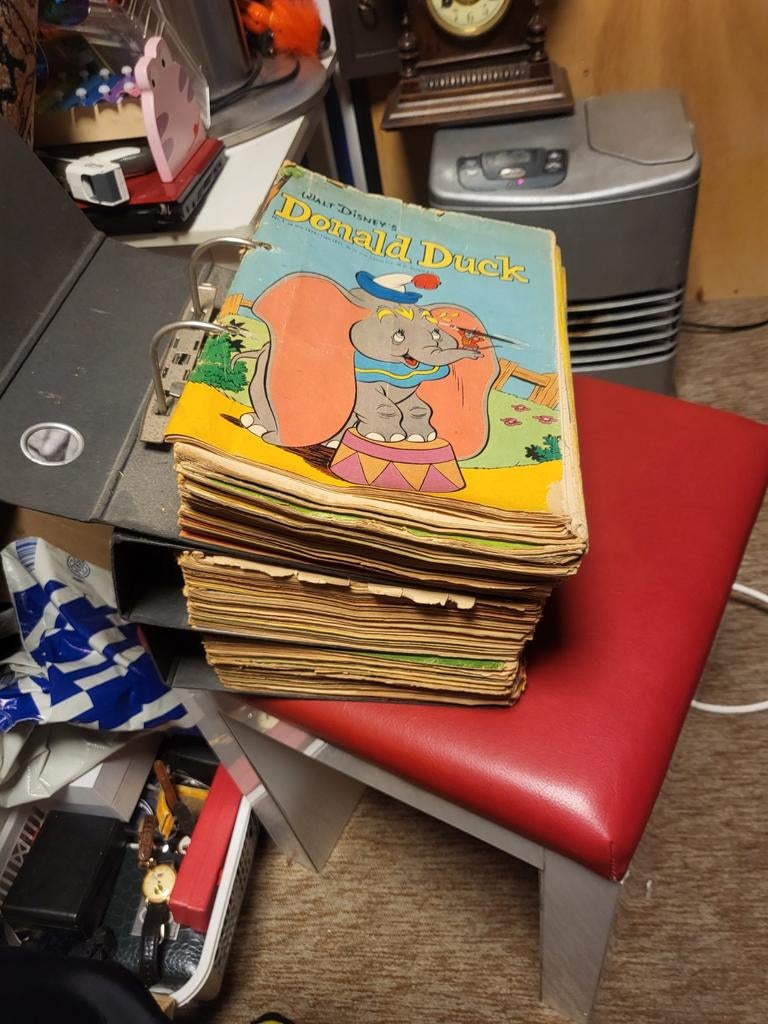 Donald Duck Mappen 1953-1971, Boeken, Stripboeken, Gelezen, Meerdere stripboeken, Ophalen of Verzenden