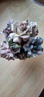 Capiodimonte bloemen mandje puntgaaf, Ophalen of Verzenden