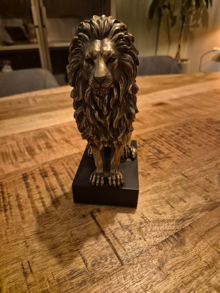 Leeuwenbeeld Veronese Design, Verzamelen, Beelden en Beeldjes, Ophalen of Verzenden, Zo goed als nieuw, Dier