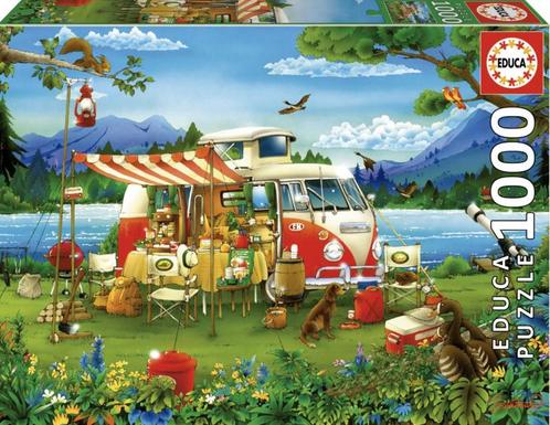 Educa - Vakantie op het Platteland - 1000 stukjes, Hobby en Vrije tijd, Denksport en Puzzels, Nieuw, Legpuzzel, 500 t/m 1500 stukjes
