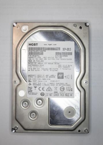 HGST Ultrastar 6Tb (30 op voorraad) beschikbaar voor biedingen