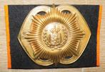 Metalen baret embleem van Heutsz, Ophalen of Verzenden, Landmacht, Nederland, Embleem of Badge