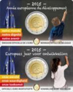 coincard jaar vd ontwikkeling 2015, 2 euro, Setje, Ophalen of Verzenden, België