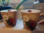 2 pimpernel mokjes, Huis en Inrichting, Keuken | Servies, Ophalen of Verzenden, Zo goed als nieuw, Overige stijlen, Kop(pen) en/of Schotel(s)