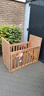 Steigerhouten ledikant zonder lattenbodem, Kinderen en Baby's, Babywiegjes en Ledikanten, Ophalen, Gebruikt, Ledikant