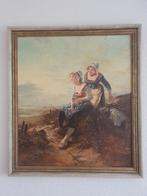 Gerhard Dickmeis olieverf schilderij Haagse school strand, Antiek en Kunst, Kunst | Schilderijen | Klassiek, Ophalen
