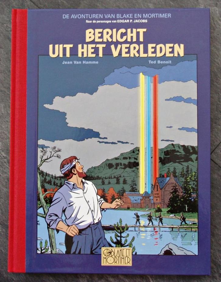 Blake & Mortimer - Luxe Hardcover - Bericht uit het verleden, Verzamelen, Stripfiguren, Zo goed als nieuw, Boek of Spel, Overige figuren