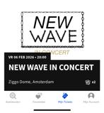 New wave tickets vrijdag 6 februari golden corcle links, Tickets en Kaartjes, Twee personen, Meerdaags
