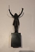 Brons beeldje Hans Kuyper de dirigent, Verzamelen, Beelden en Beeldjes, Ophalen of Verzenden, Zo goed als nieuw, Mens