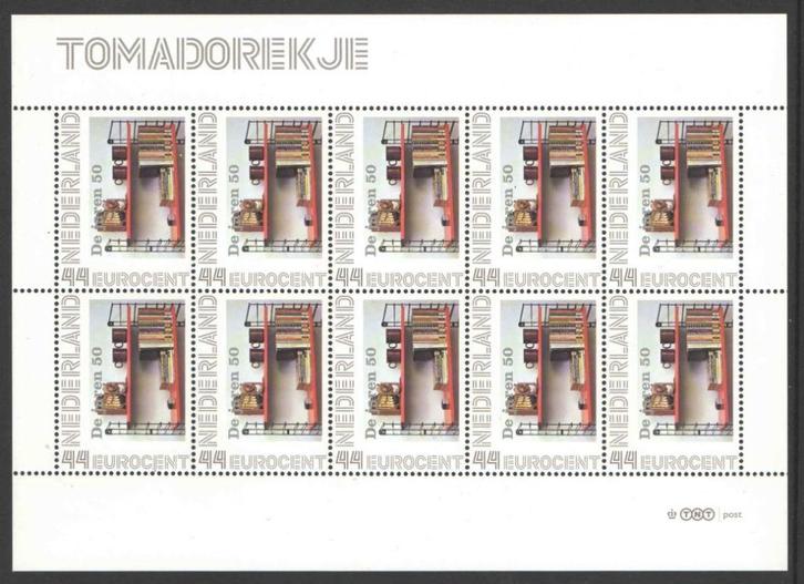 Nostalgie op postzegels Jaren '50: Tomadorekje, Postzegels en Munten, Postzegels | Nederland, Postfris, Na 1940, Ophalen of Verzenden