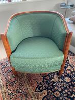 Groene Art Deco Fauteuil - Prima Staat!, Ophalen, 75 tot 100 cm, Zo goed als nieuw, 50 tot 75 cm