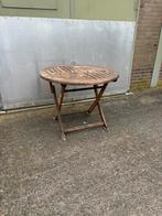 Teak houten tuin tafel klapbaar, Tuin en Terras, Teakhout, Rechthoekig, Ophalen of Verzenden, Zo goed als nieuw