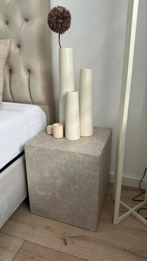 Bijzettafel Venture Home, Huis en Inrichting, Tafels | Bijzettafels, Nieuw, Rond, Minder dan 45 cm, Minder dan 55 cm, Hout, Ophalen