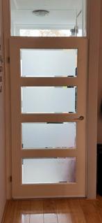 Binnendeur wit opdek, Ophalen, Gebruikt, 80 tot 100 cm, Binnendeur