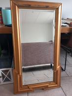 Spiegel met facet geslepen glas, Ophalen, Gebruikt, 100 tot 150 cm, Rechthoekig