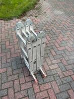 Vouwladder gebruikt, Doe-het-zelf en Verbouw, Ladders en Trappen, Ophalen, Gebruikt, Opvouwbaar of Inschuifbaar, 2 tot 4 meter