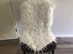 Imitatie vacht/stoelkleed wit, Ophalen of Verzenden, Gebruikt