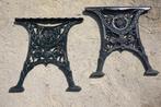 Set gietijzeren onderstel voor tuintafel, meerdere beschikba, Ophalen, Nieuw, Rechthoekig, Metaal