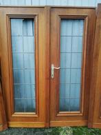 201,5hx315br Vierdelige scheidingswand, helder glas in lood, Ophalen, Gebruikt