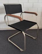 TECTA armstoel - type D40 - Marcel Breuer, Huis en Inrichting, Stoelen, Ophalen, Metaal, Zwart, Zo goed als nieuw