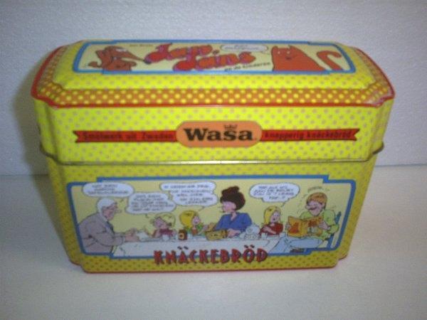 Leuk Wasa Blik met Jan, Jans & de kinderen & Rode Kater, Verzamelen, Blikken, Zo goed als nieuw, Overige, Overige merken, Ophalen of Verzenden