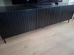 Woood Grand Gravure tv meubel grenen zwart, Huis en Inrichting, Ophalen, 150 tot 200 cm, Zo goed als nieuw, Minder dan 100 cm