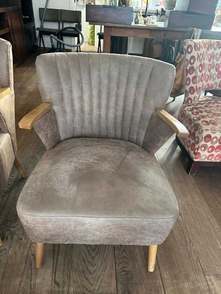 Set van 2 Riviera Maison Stoelen, Huis en Inrichting, Fauteuils, Gebruikt, Hout, 50 tot 75 cm, Minder dan 75 cm, Ophalen