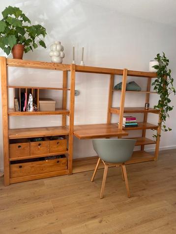 Stellingkast vintage met bureau beschikbaar voor biedingen