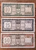 Nederlandse Antillen 10, 25 en 50 gulden 1972 circulatie, Ophalen of Verzenden, 50 gulden, Los biljet