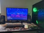 Gaming PC - Ryzen 5600, RX 6050XT, 16GB RAM + randapparatuur, Computers en Software, Met monitor, Zelf gebouwde pc, Zo goed als nieuw
