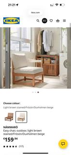 IKEA NÄMMARÖ Buitenstoel met Kussens - Zo Goed Als Nieuw!, 75 tot 100 cm, Ophalen of Verzenden, Zo goed als nieuw, 50 tot 75 cm