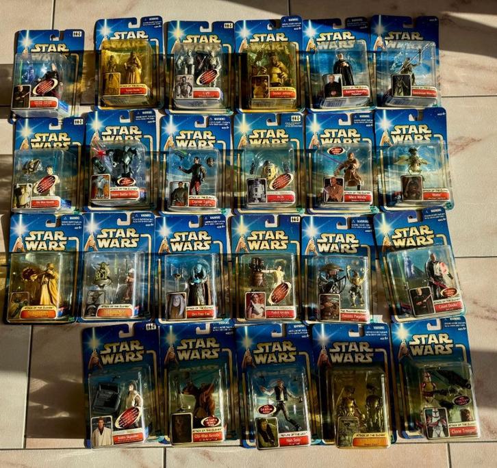 Star Wars 23x Attack of the Clones, Verzamelen, Star Wars, Actiefiguurtje, Ophalen of Verzenden