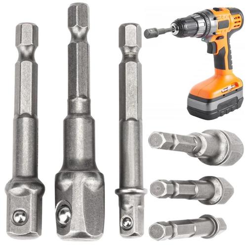 Reductie-adapters voor schroevendraaiers en boormachines – 3, Doe-het-zelf en Verbouw, Gereedschap | Handgereedschap, Nieuw, Ophalen of Verzenden