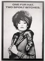 Vintage advertentie reclame tegen bont 1995 fur, Ophalen of Verzenden, Gebruikt, Overige typen