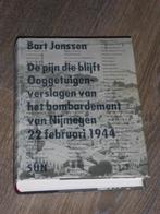 Bart Janssen - De pijn die blijft, Boeken, Tweede Wereldoorlog, Verzenden, Bart Janssen, Zo goed als nieuw