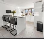 Zeer nette complete nobilia keuken hoogglans wit greeploos!!, Wit, Overige typen, Ophalen of Verzenden, Zo goed als nieuw