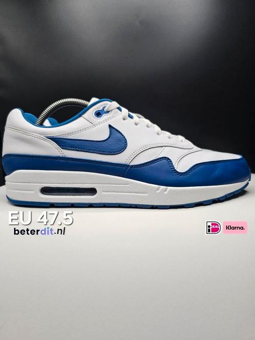 Nike Air Max 1 By You 'Leather White Blue'
Maat: 47.5, Kleding | Heren, Schoenen, Zo goed als nieuw, Sneakers of Gympen, Ophalen of Verzenden
