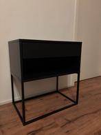 Zwart IKEA nachtkastje, Ophalen, Gebruikt, Minder dan 45 cm, Minder dan 55 cm