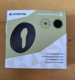 te koop intersteel cilinder rozet rond mat zwart, Ophalen of Verzenden, Nieuw