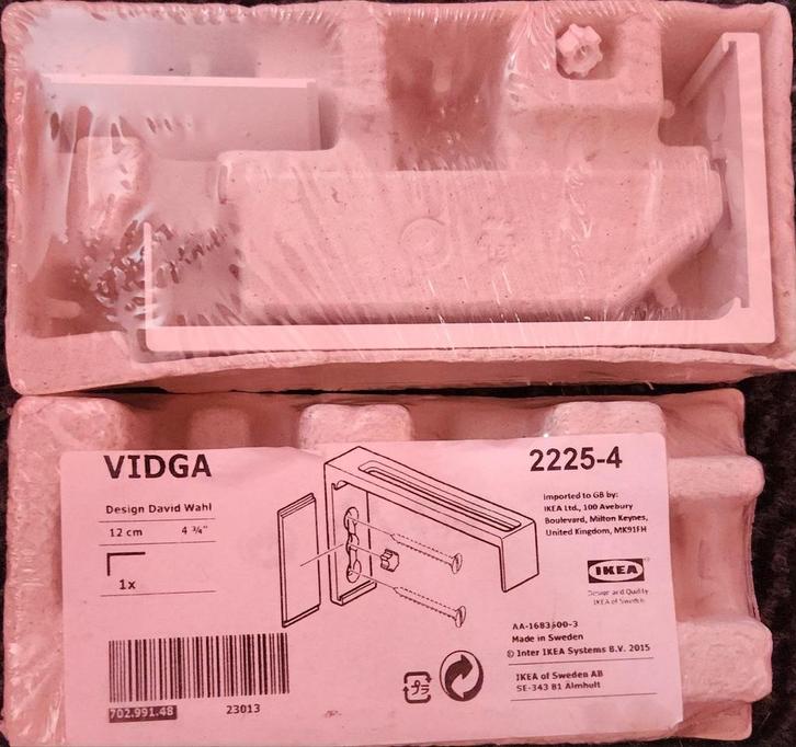 IKEA Vidga Rail Beugels - Nieuw in Verpakking, Huis en Inrichting, Stoffering | Gordijnen en Lamellen, Nieuw, Minder dan 100 cm