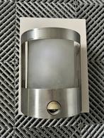 Massive rvs-buitenlamp, Tuin en Terras, Gebruikt, Minder dan 50 watt, Wandlamp, Ophalen of Verzenden