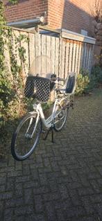 Batavus moederfiets +kinderzitjes, buggydrager en windscherm, Fietsen en Brommers, Fietsen | Dames | Moederfietsen, 2 zitjes, Batavus