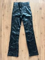 Zara Leren Zwart Flared Broek, Ophalen of Verzenden, Zo goed als nieuw, Maat 36 (S), Zara