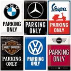 Harley Davidson eagle grijs relief reclamebord van metaal, Verzamelen, Verzenden, Nieuw, Auto's