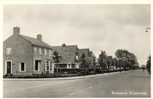 Buitenpost, Kuipersweg - niet gelopen, Verzamelen, Ansichtkaarten | Nederland, Ongelopen, Friesland, 1920 tot 1940, Ophalen of Verzenden