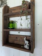 Oud houten rek, wandrekje, Ophalen of Verzenden