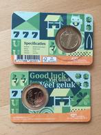 2021, Coincard Geluksdubbeltje  BU kwaliteit, Postzegels en Munten, Munten | Nederland, Verzenden, Euro's, Losse munt