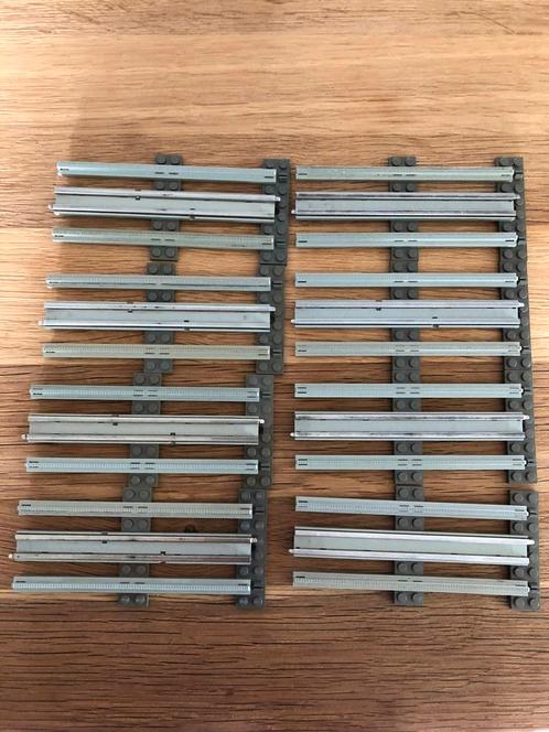 Lego 12v 12 volt rails + geleiders trein baan de jaren 80, Kinderen en Baby's, Speelgoed | Duplo en Lego, Gebruikt, Ophalen of Verzenden